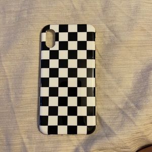 IPhone X checkered case from Urban Outfitters